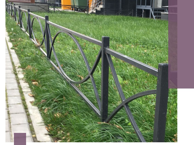 Газонные ограждения из металла в Гагарине — монтаж и продажа