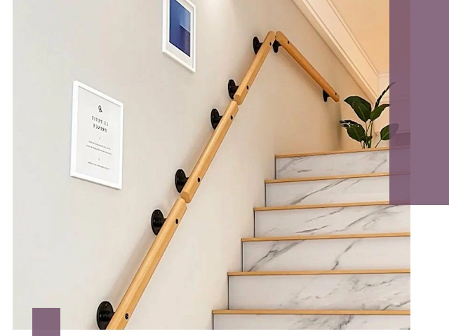 Поручни металлические и деревянные под ключ в Гагарине