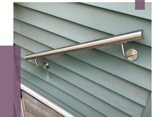 Поручни из нержавеющей стали в Гагарине от 7803 руб.  | ПРОЛЁТ-Ггр